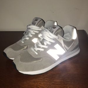 Men’s grey 574 in size 9.5